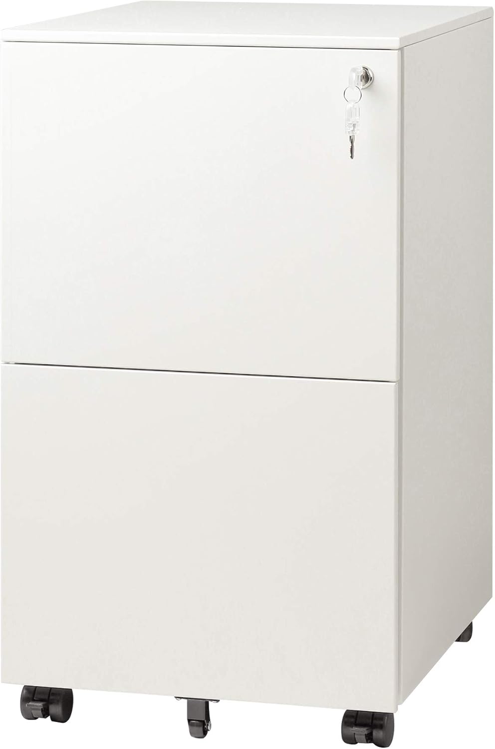 2 Drawer Mobile File Cabinet with Lock M79541