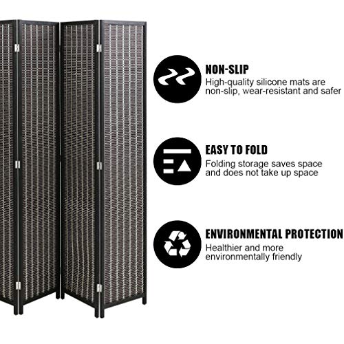 Natural Bamboo 6 Panel Room Divider P330442