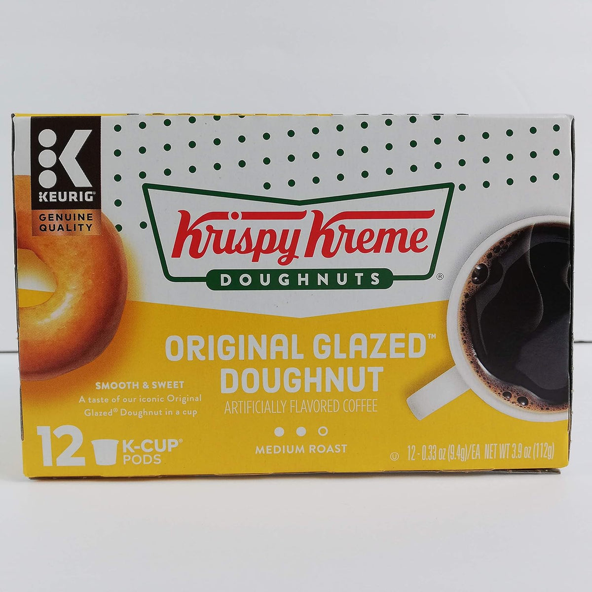 12 Count Original Glazed Doughnut Coffee Single Serve Capsules L90091