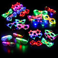 21 Pcs LED Glasses 7 shapes 6 LED Glow In The Dark Party Supplies W693307