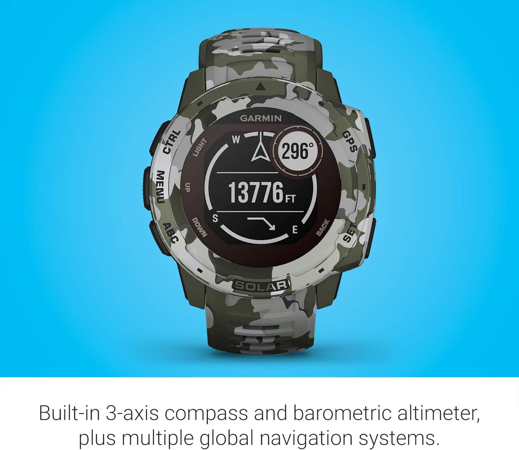 Rugged Outdoor Smartwatch with Solar Charging Z706089