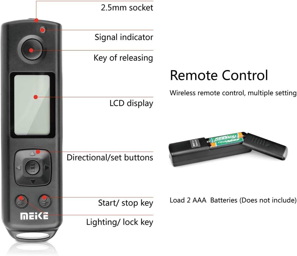 Vertical Battery Grip with Remote Controller V3618