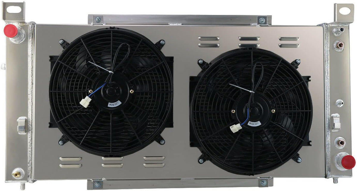 3 Row Aluminum Radiator with Shroud Fan Relay X58835