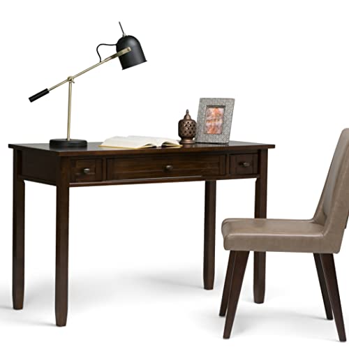 White 2 Drawer Solid Wood Desk B648428