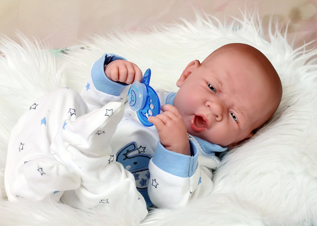 15” Washable Soft Vinyl Reborn Baby Boy Doll R569
