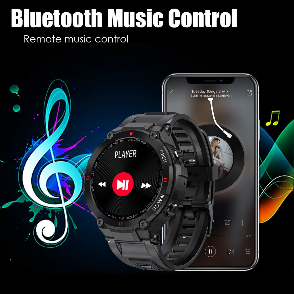 1.3'' HD Touch Screen Tactical Smartwatch V31297