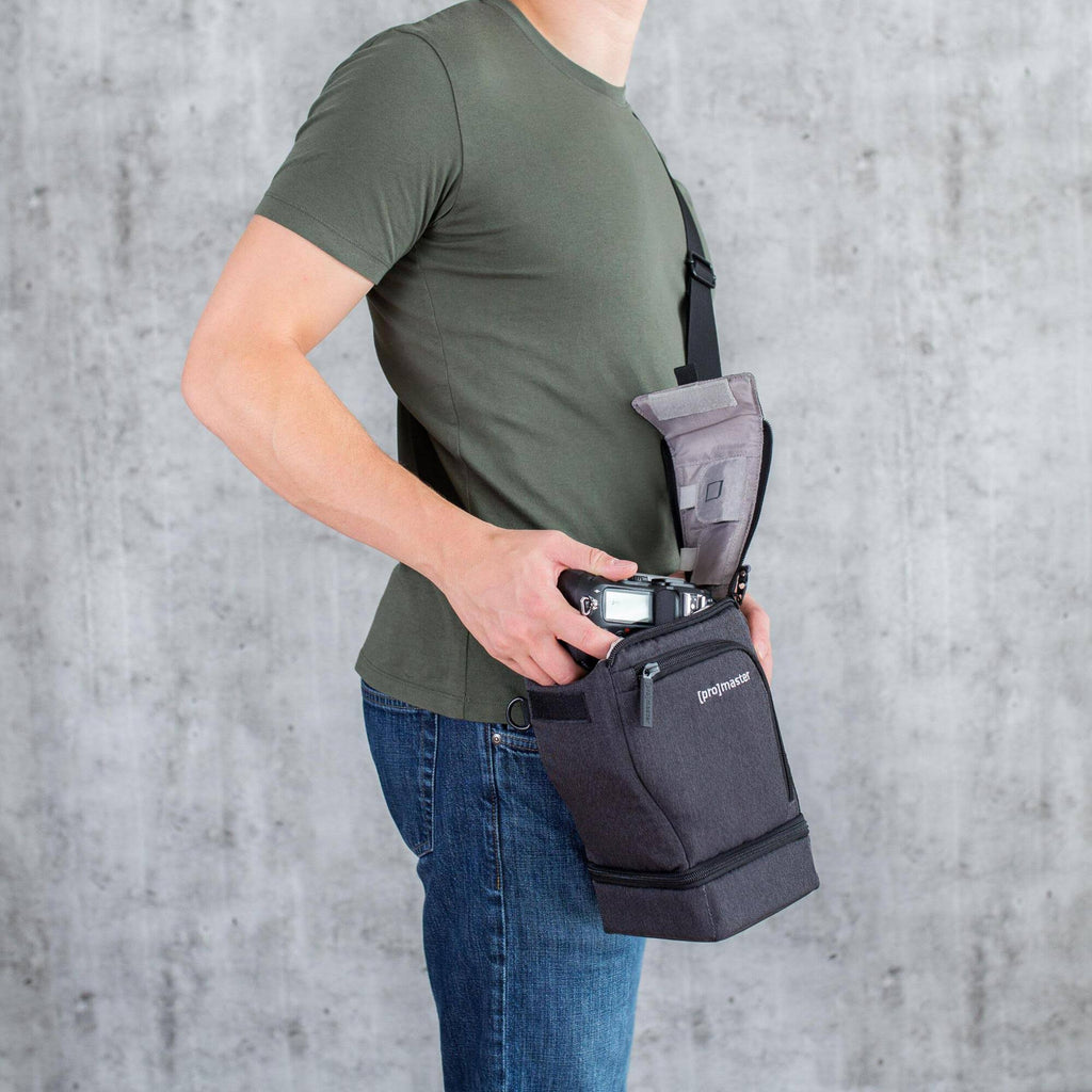 Charcoal Grey Sling Bag F9015