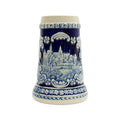 German Castle Engraved Ceramic Beer Stein 0.6 Liter X639