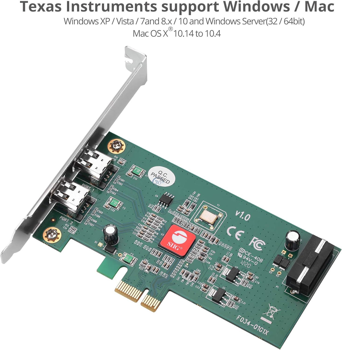 2-Port FireWire 400 PCIe Card D3393