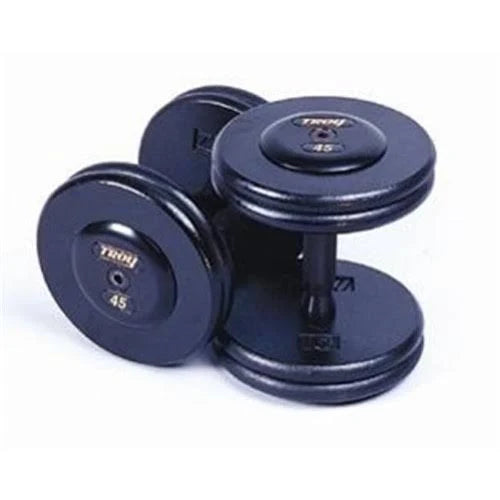 Black Pro-Style Dumbbells with Contoured Handles R9003
