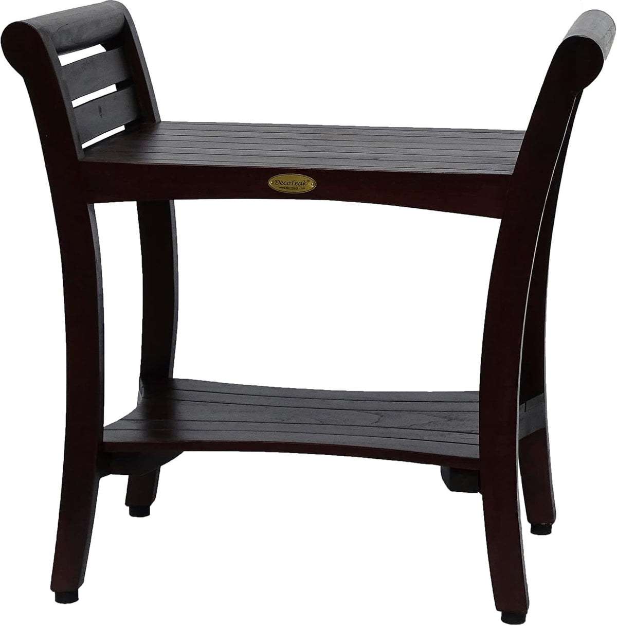Teak Shower Bench 24 Inch Brown P6532