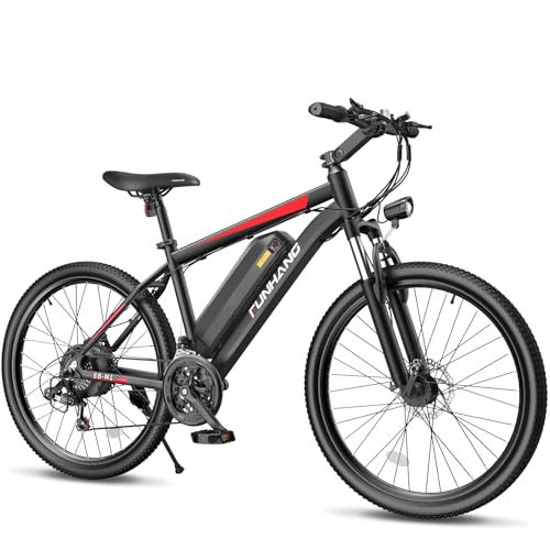 26" Electric Mountain Bike with 48V 374.4WH Battery, 21 Speed B121