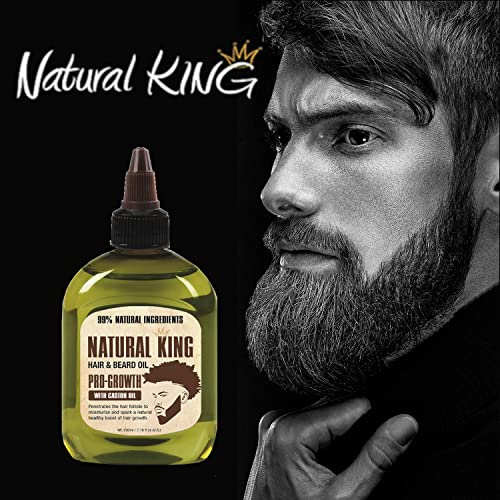 Natural King Pro-growth Castor Hair & Beard Oil 2.5 oz. E40937