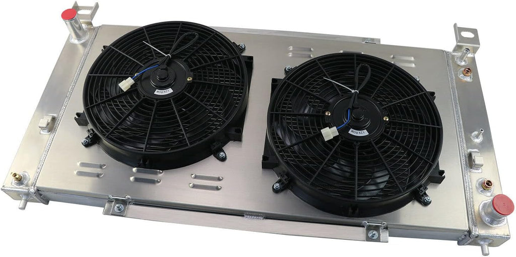 3 Row Aluminum Radiator with Shroud Fan Relay X58835