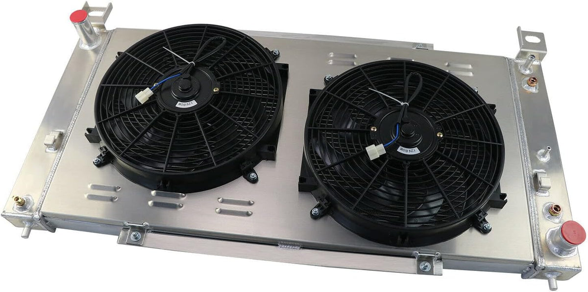 3 Row Aluminum Radiator with Shroud Fan Relay X58835