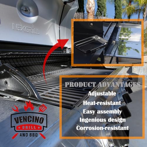 Adjustable Galvanized Steel Grease Tray for Gas Grill (24"-30") R9113