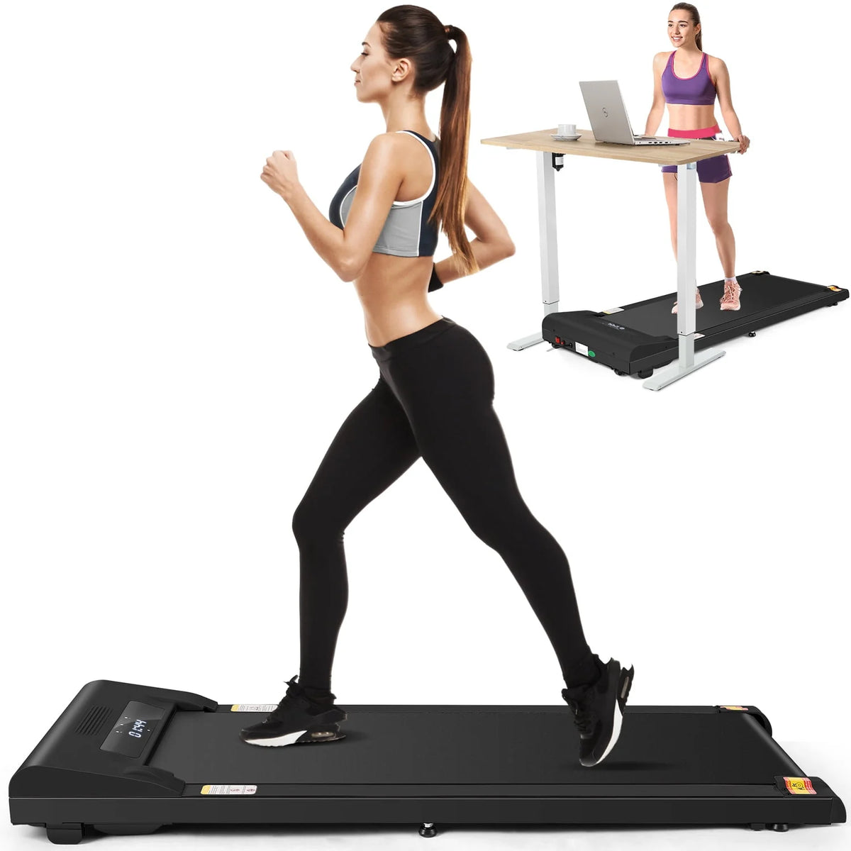 Walking Pad Treadmill 2.5HP Electric Jogging Running Machine I6009