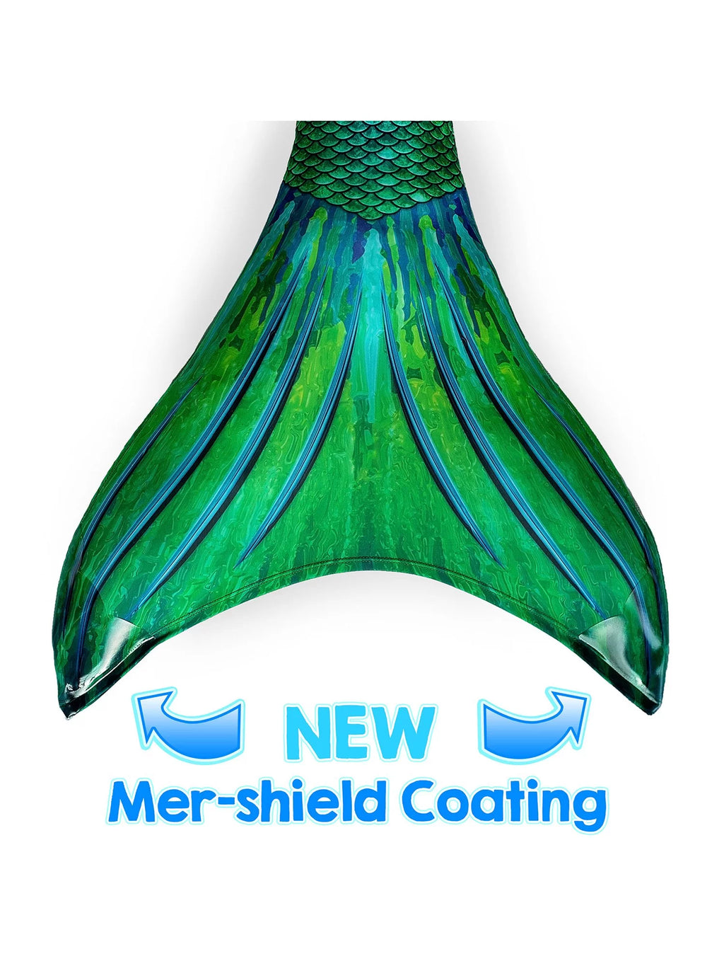 Green Mermaid Tail and Monofin Swim Set O32029