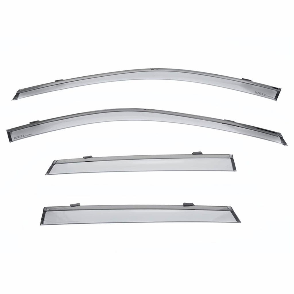 Side Window Visors with Black Trim for Subaru Outback H600