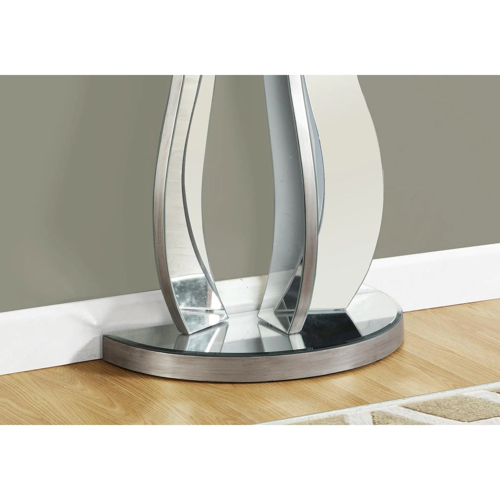 Grey Accent Table Console Mirror L613684
