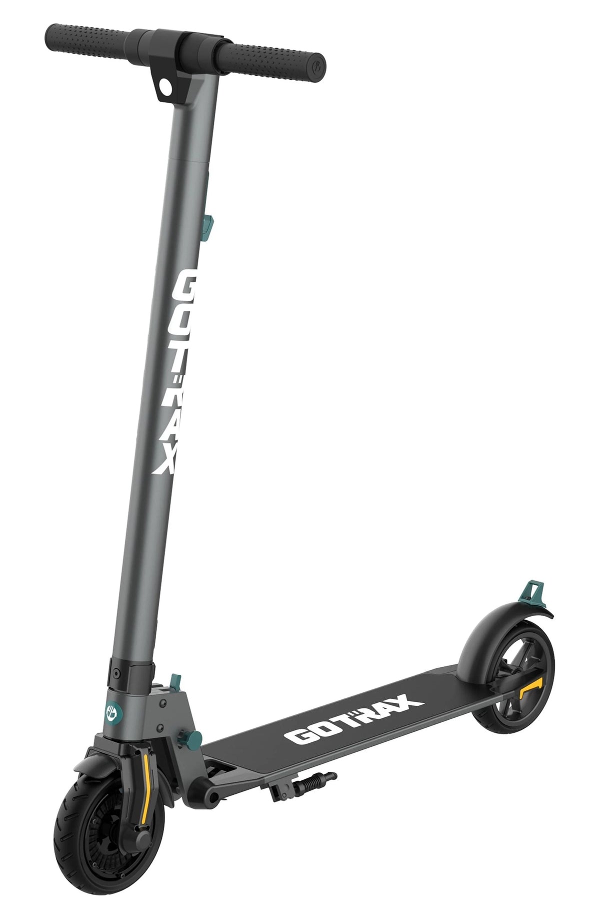 Foldable Electric Scooter with 6 Tires, 200W 12mph, Gray C16793