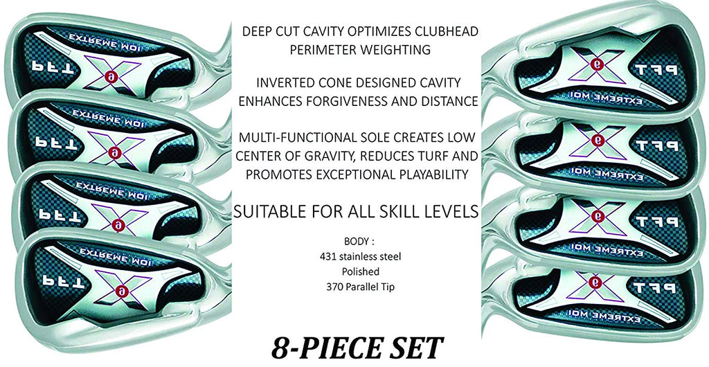 Left Handed 8-Piece Women's Iron Set Steel Shaft C97642