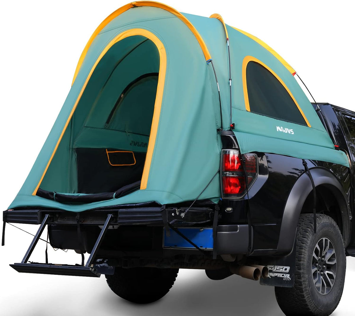 Truck Bed Tent with Rainfly for 5.5-6 FT Truck Bed - 2 Person Waterproof Double Layer Tent J6305