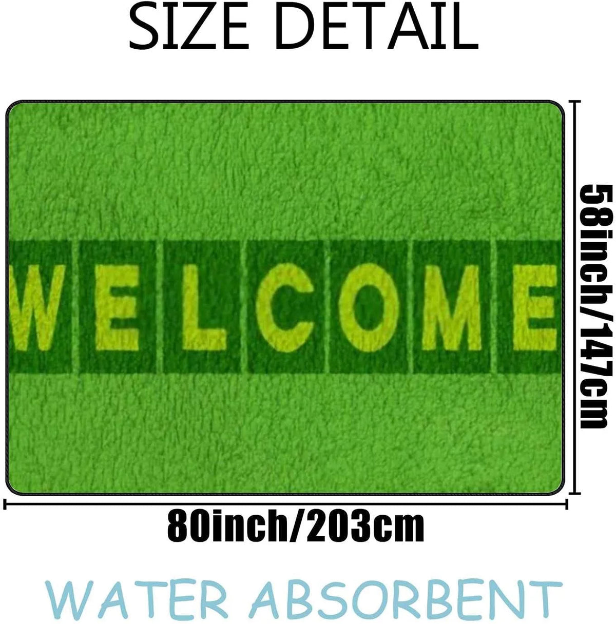 Lightweight Soft Area Rug 63x48in W194446