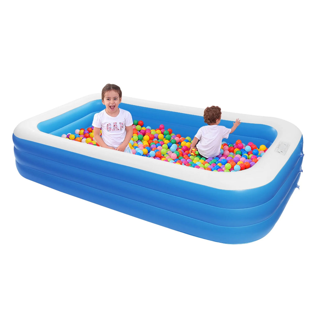 Inflatable Swimming Pool, 120" X 72" X 22" P553