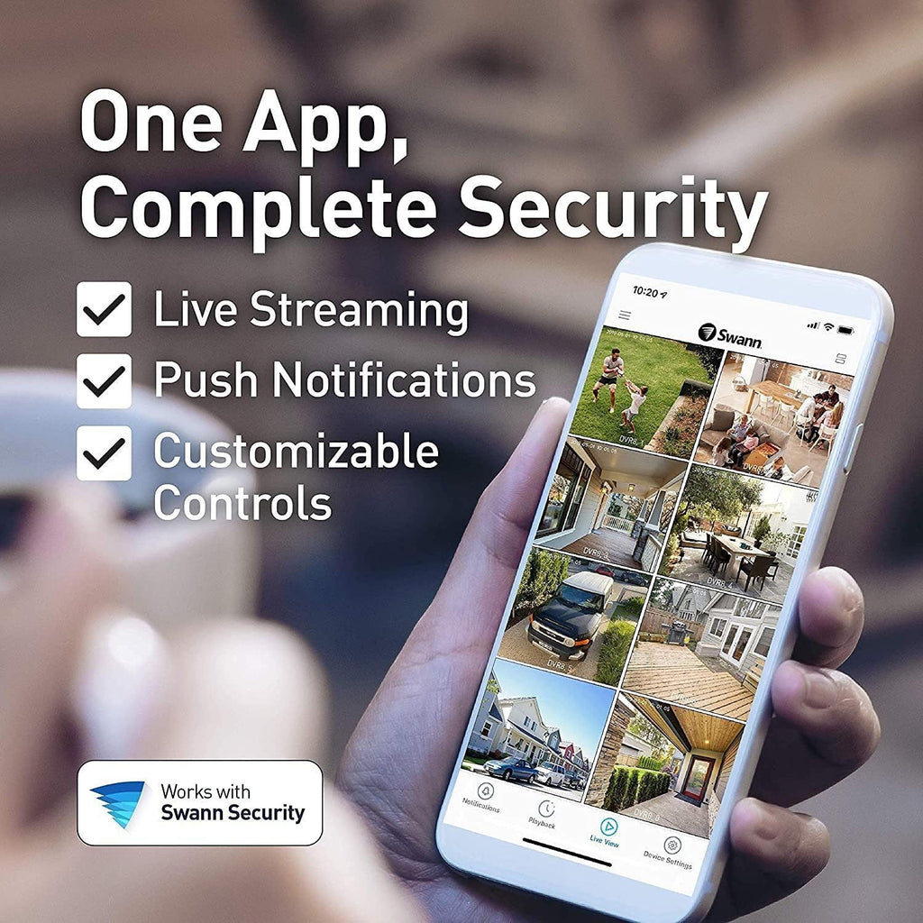 4K Ultra HD Wired Bullet Security Camera with Color Night Vision Q615
