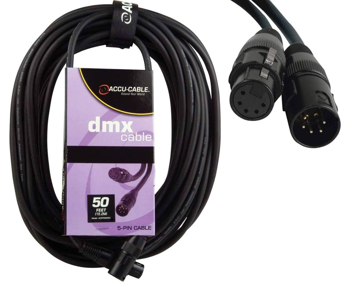 5 Pin DMX Cable 50 Feet L462026