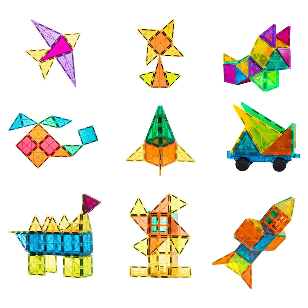 120 Pcs 3D Color Magnet Building Tiles Set Q2874