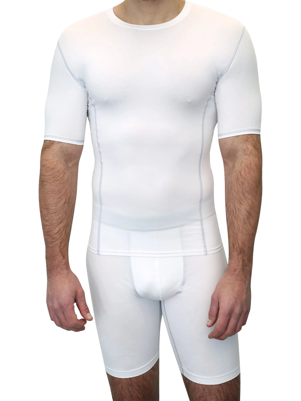 Black Compression Crewneck Tee O80912