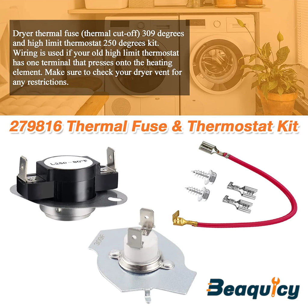 Dryer Heating Element with Thermal Fuse Kit B5911