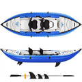 Blue Inflatable Kayak Set 2 Person with Paddle & Air Pump M946