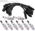 Spark Plug Wires Set and Spark Plugs 16 PCS Pack of 2 I35029