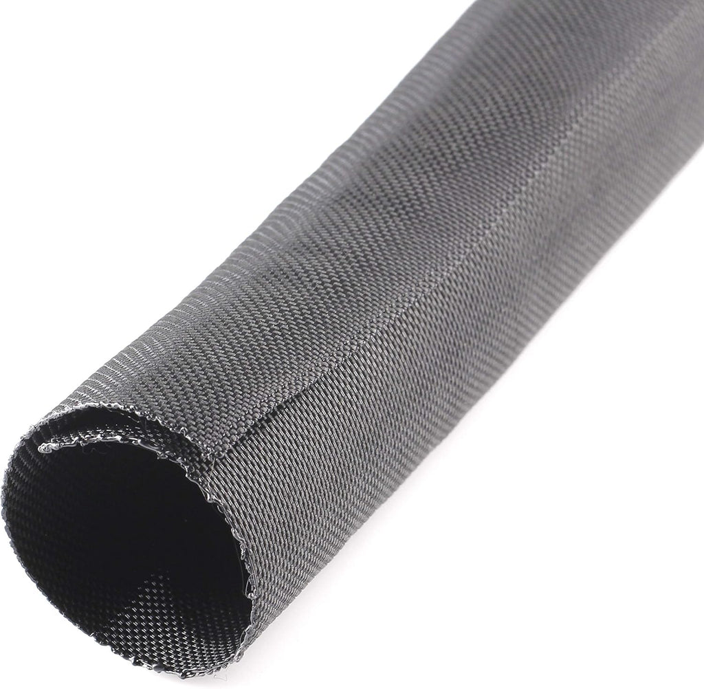 25 feet (3/4") Pack of 2 Woven Mesh Split-Sleeve Wire Loom C7741
