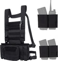 MOLLE Tactical Chest Rig with H Harness & Mag Pouch H4600