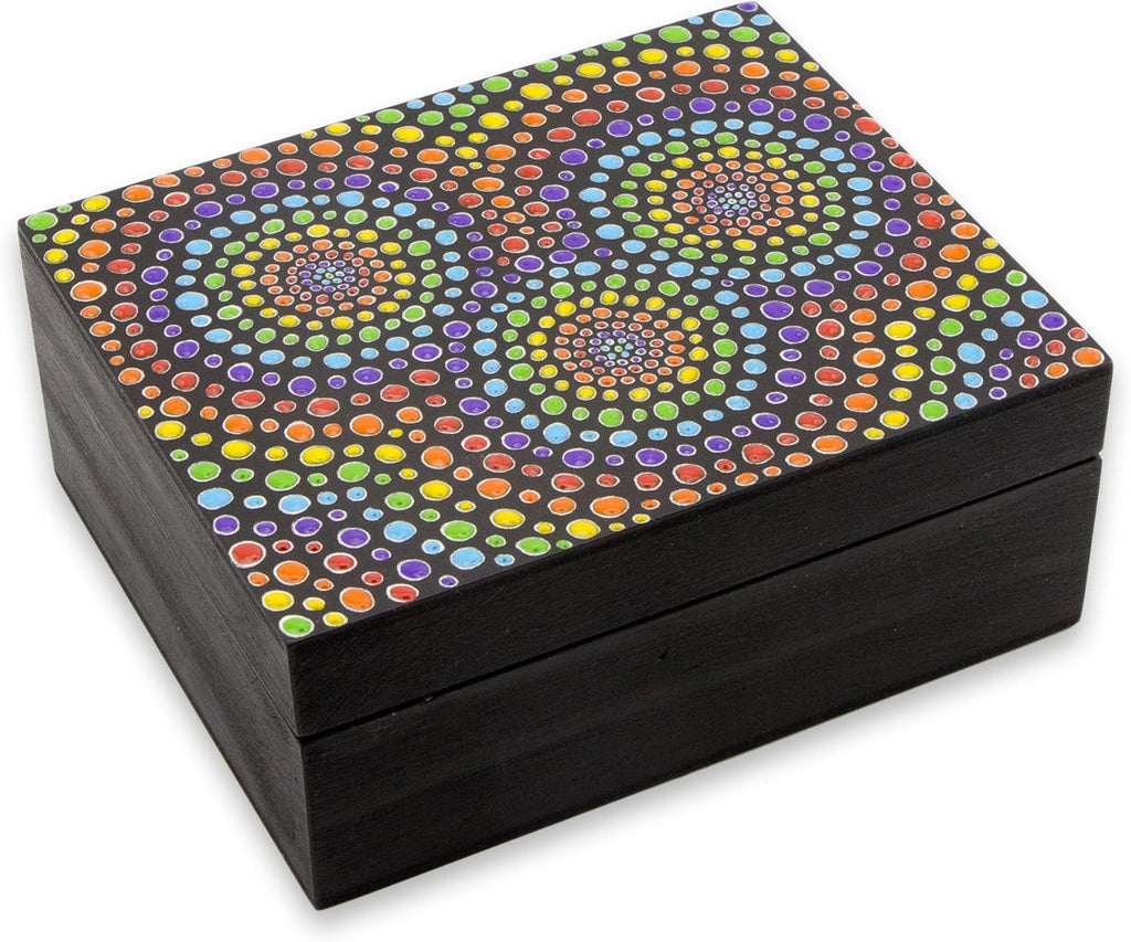 Azure Wood Jewelry Box N977