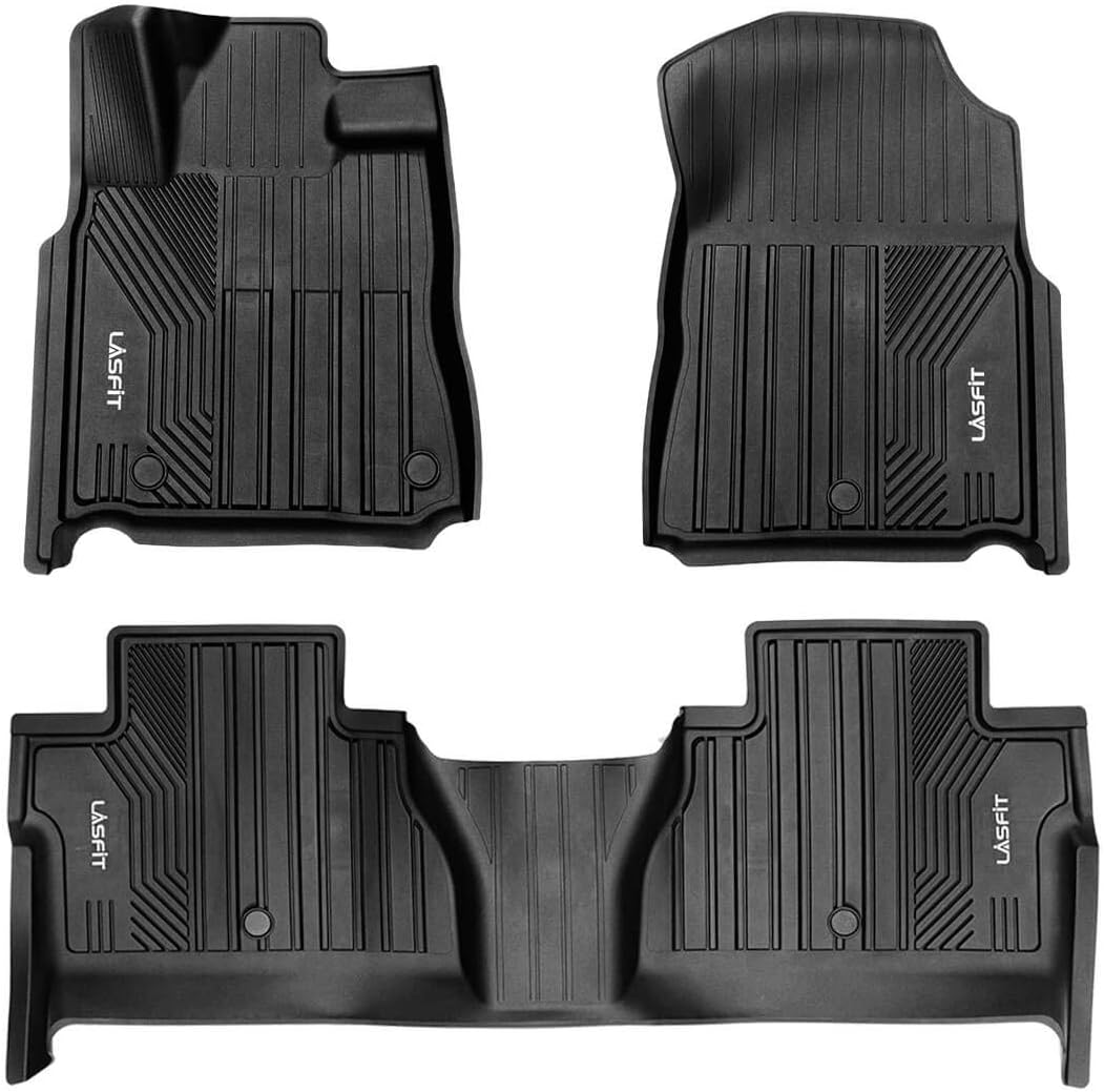 Black TPE Floor Liners for Toyota Tundra CrewMax Cab Q3085