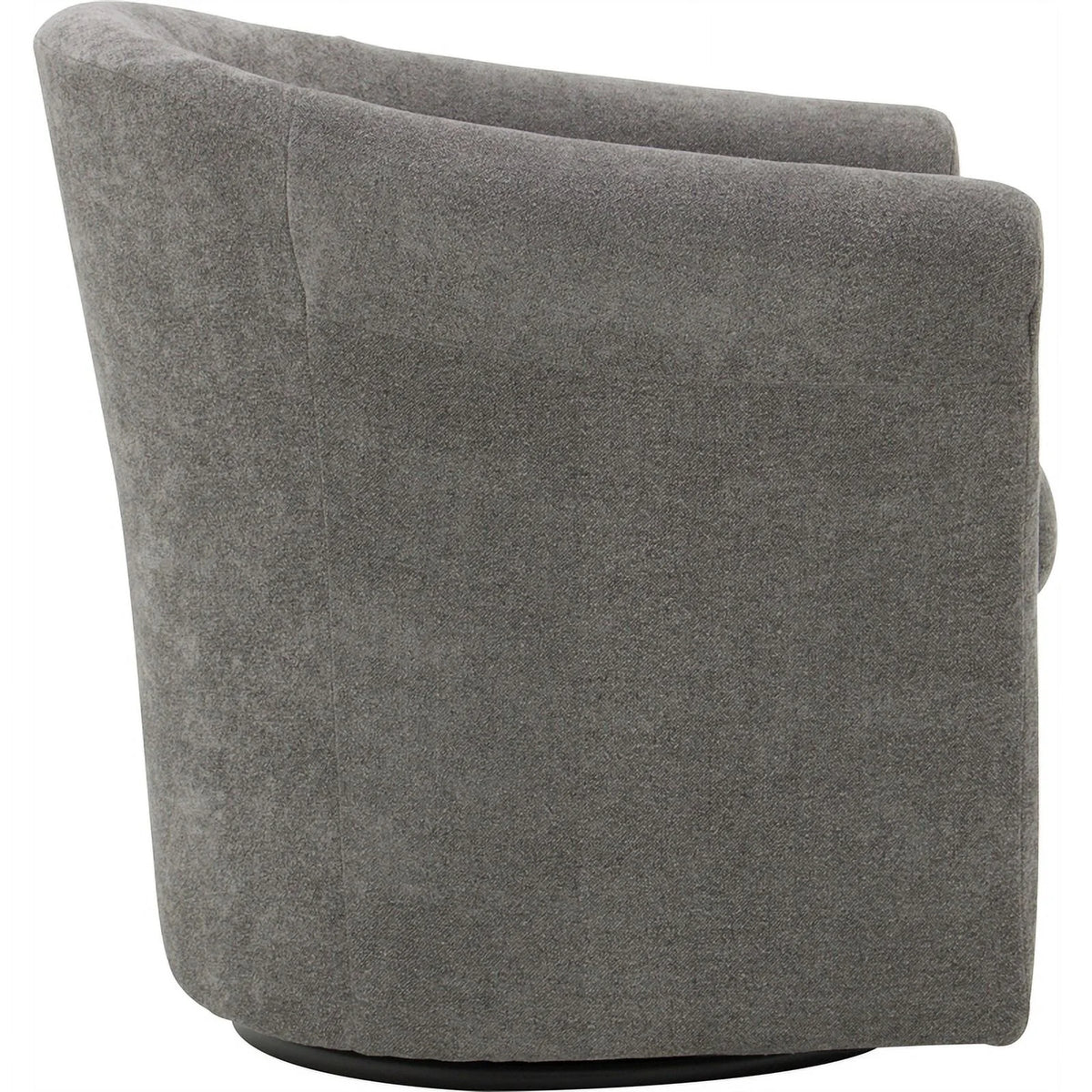 Gray Polyester Fabric Club Chair P388