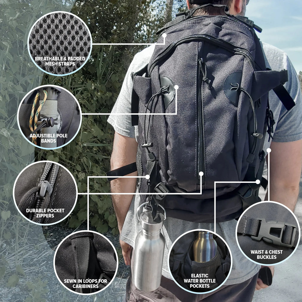 Camo 5 Person Emergency Survival Backpack A462547