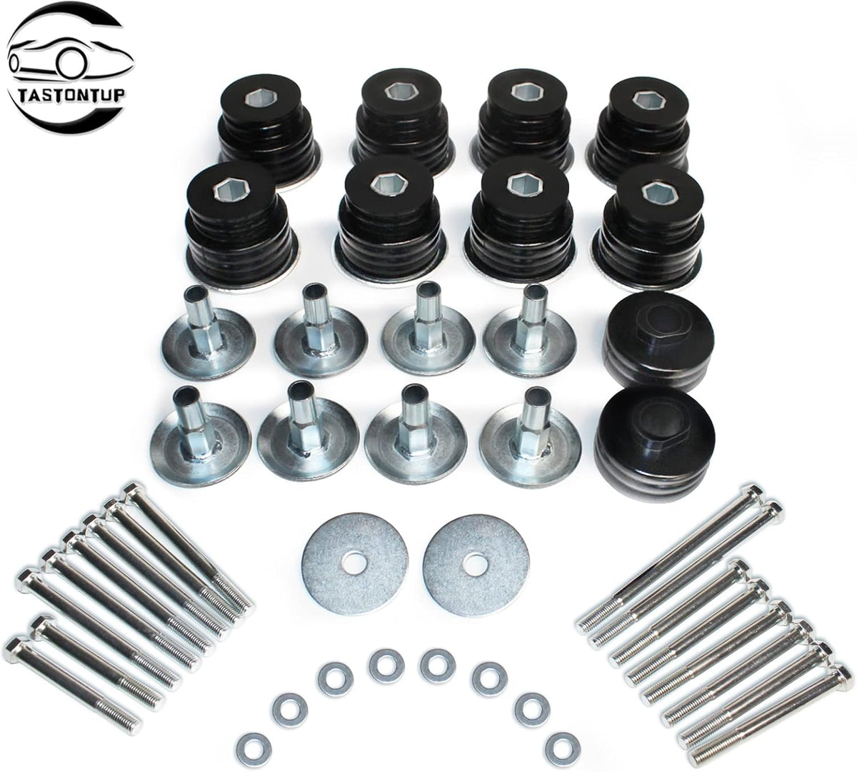 Body Cab Bushing Kit with Steel Sleeves & Hardware C23982