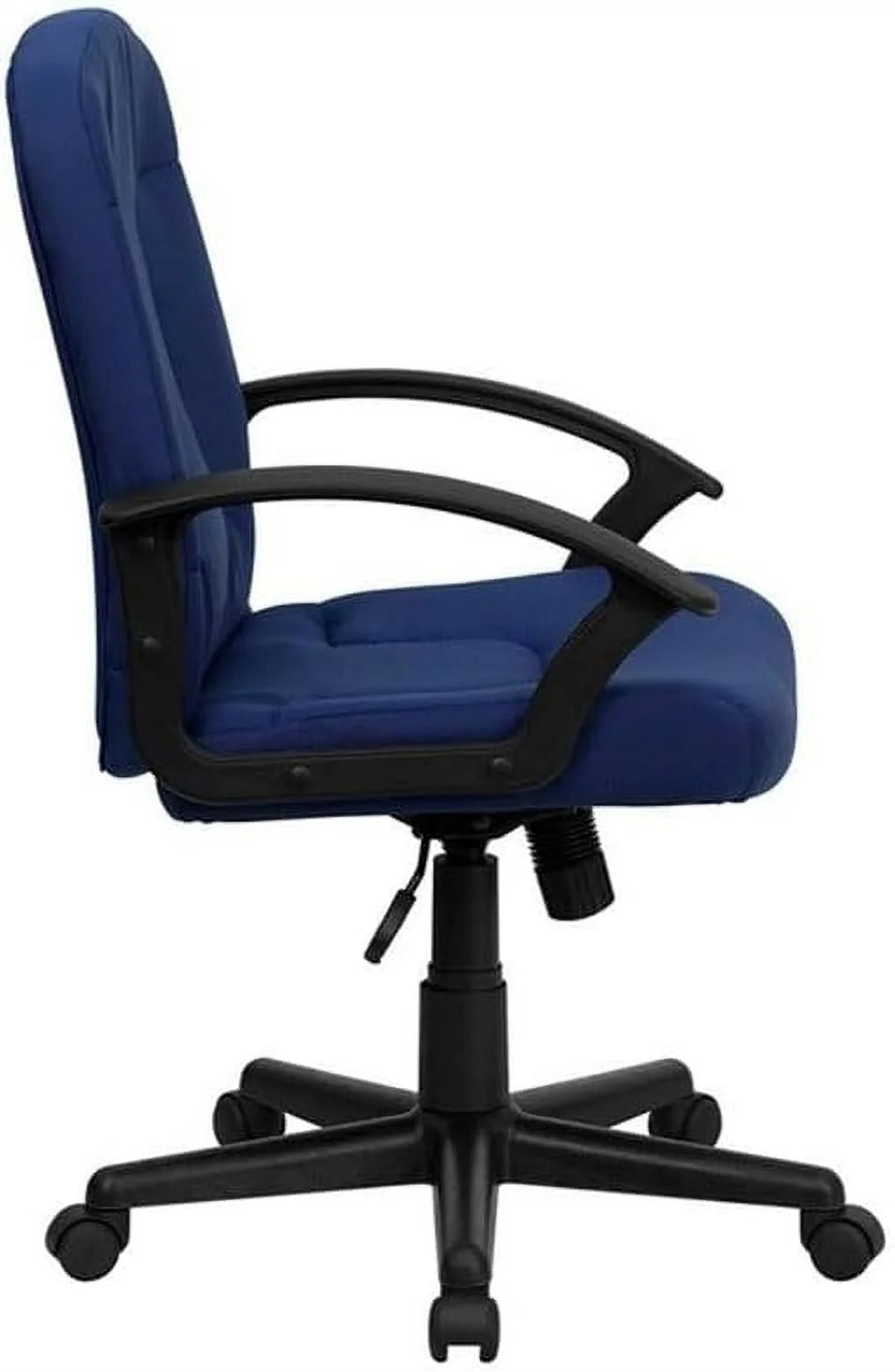 Navy Blue Fabric Office Chair with Arms W856