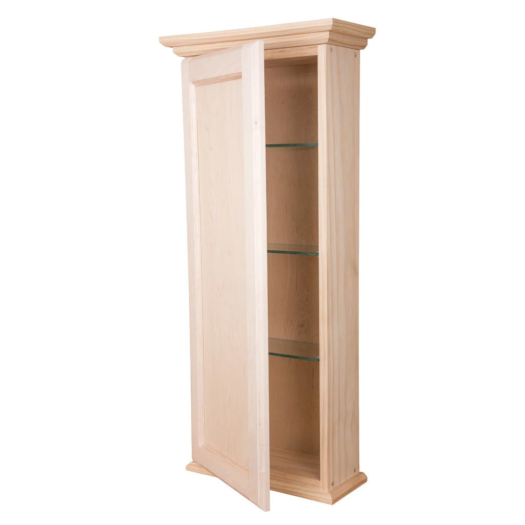 Unfinished Cabinet 31.5h x 15.5w x 3.25d T3313