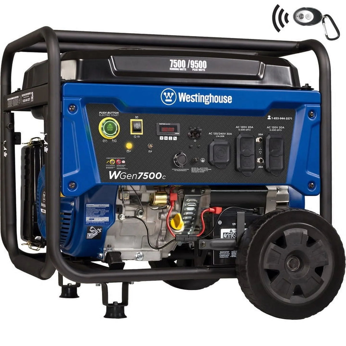 9500 Peak Watt Portable Gas Powered Generator T65490