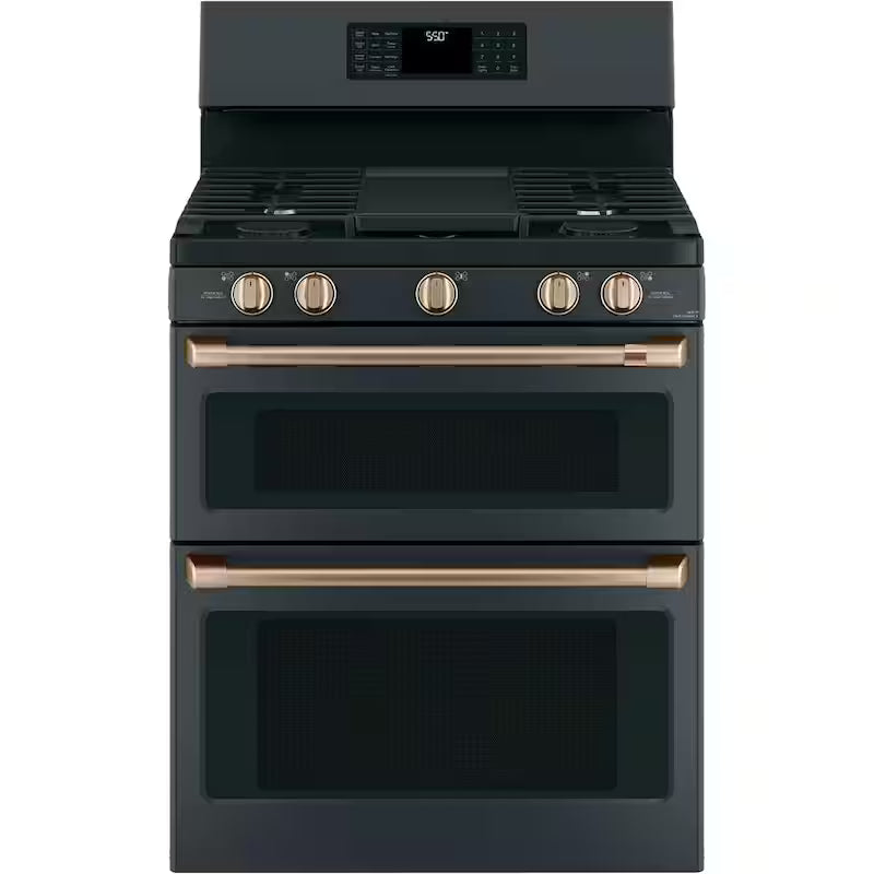 Gas Range Handle and Knob Kit in Brushed Bronze F247790