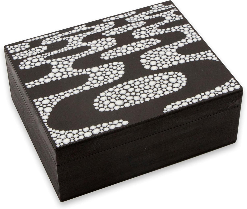 Azure Wood Jewelry Box N977