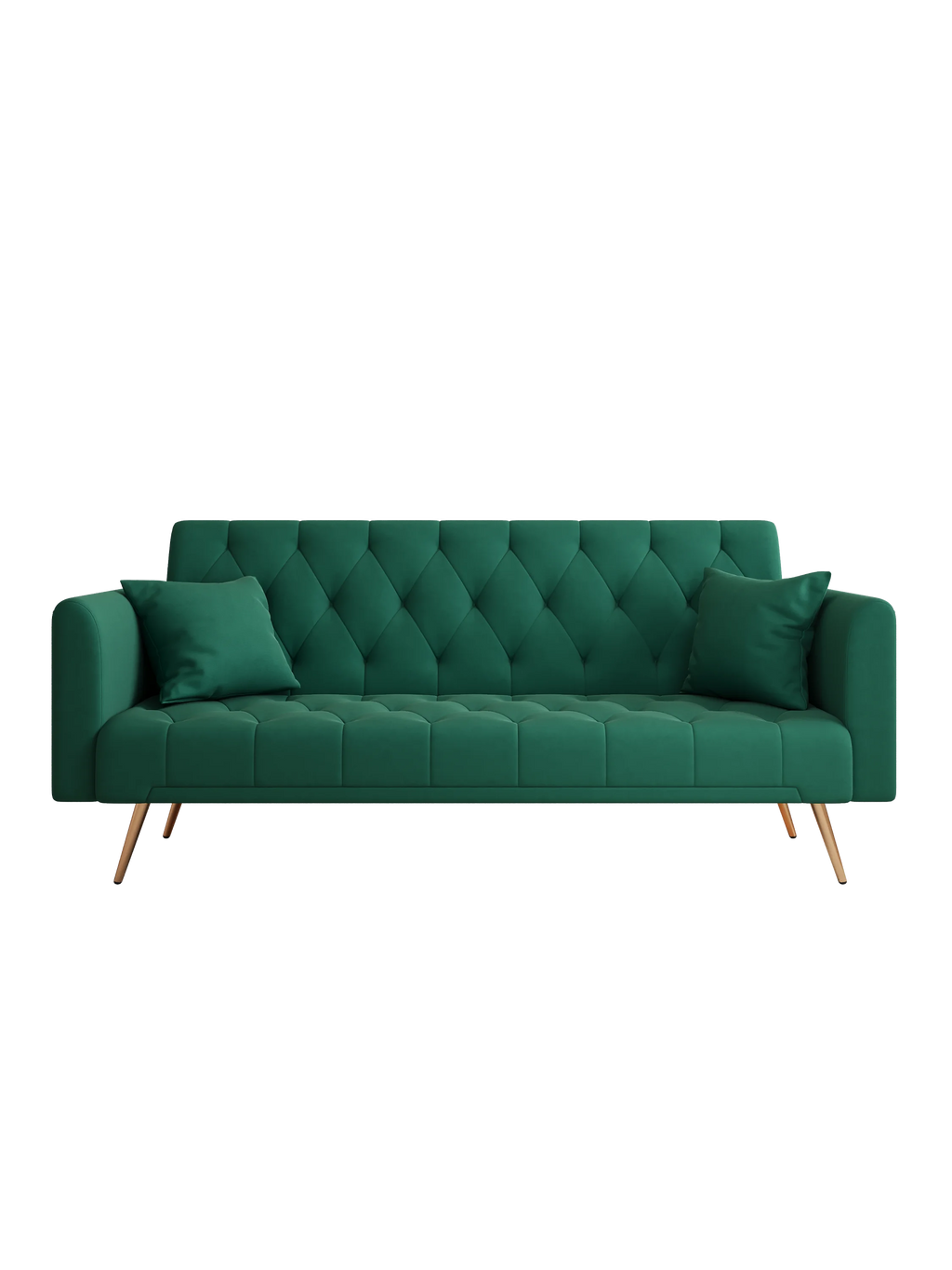 Convertible Sofa Bed Green N886