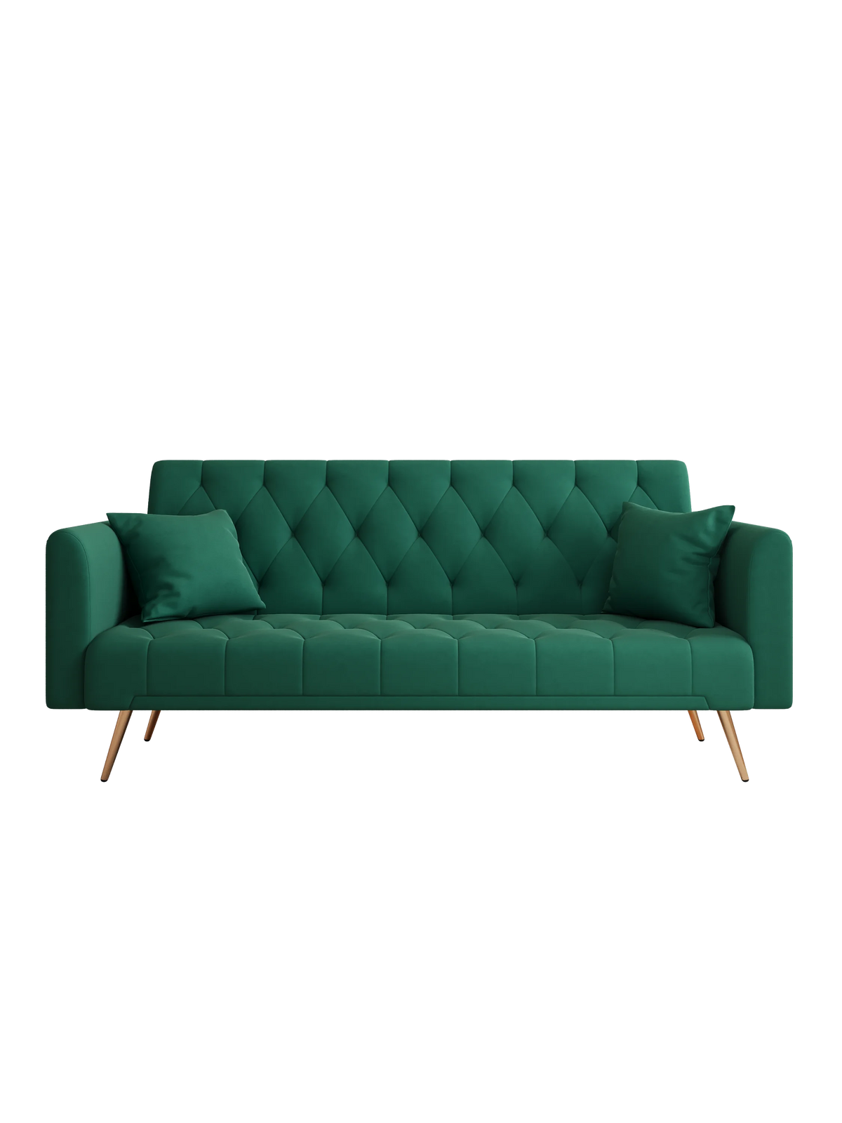 Convertible Sofa Bed Green N886